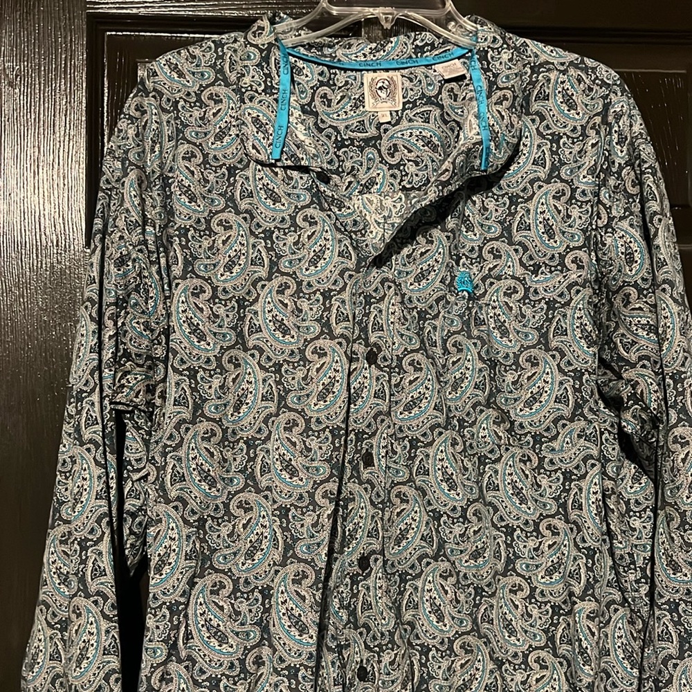 Cinch, extra large, long sleeve button-down western shirt